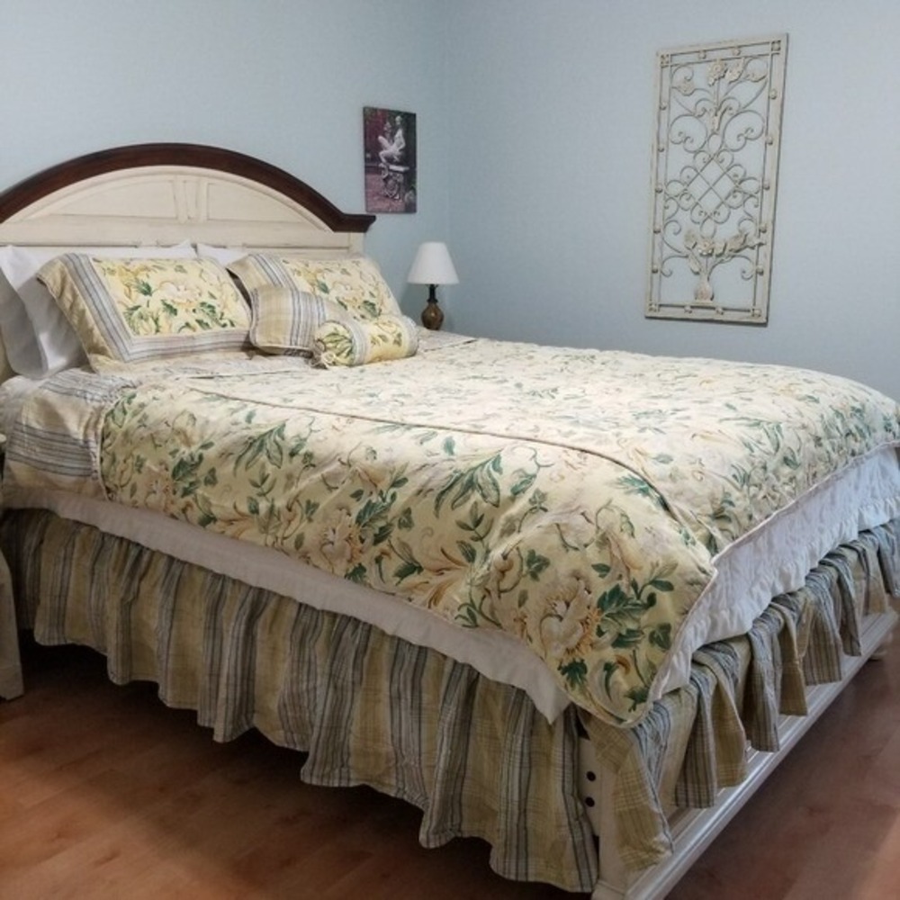 EUC Waverly Queen / Full Duvet set